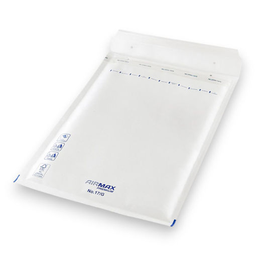 Picture of AIRMAX PADDED ENVELOPES WHITE F/16 - 220 x 340MM